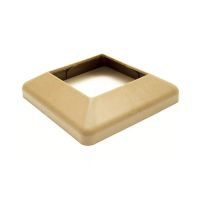 Крышка нижняя ПВХ для столба 125х125 Орех