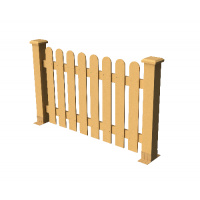 Декоративные ограждения ДПК " Сежурне", Песчаник, шлифованное