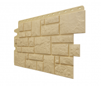 Фасадные панели (цокольный сайдинг) , Burg (камень), Кремовый