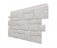 Фасадные панели (цокольный сайдинг) , Burg (камень), Молочный