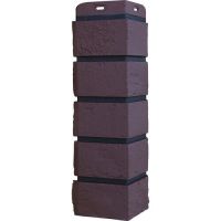 Угол состаренный кирпич Элит Каштан чёрный ШОВ Угол состаренный кирпич Элит Каштан чёрный ШОВ