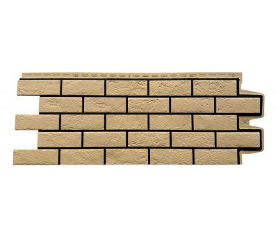 Фасадные панели Премиум состаренный кирпич Песочный (шов RAL 9005) от производителя Grand Line по цене 600 р Фасадные панели Премиум состаренный кирпич Песочный (шов RAL 9005) от производителя Grand Line по цене 600 р