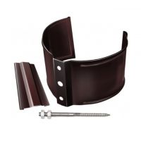 Кронштейн трубы (на кирпич) Коричневый (RAL 8017) Кронштейн трубы (на кирпич) Коричневый (RAL 8017)